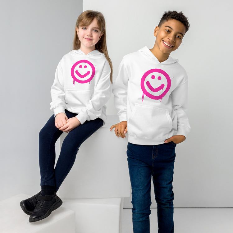 Graffiti Face - Kids fleece hoodie
