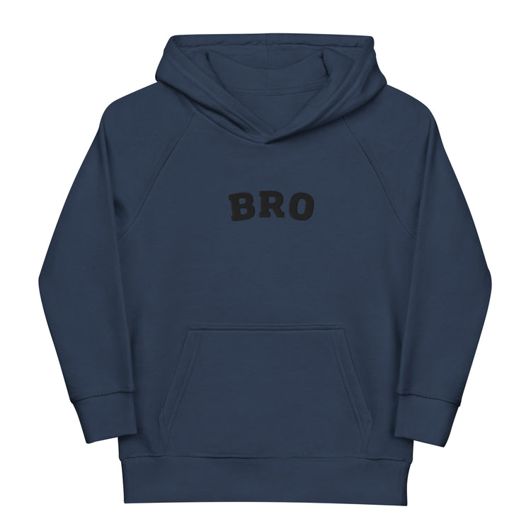 BRO Embroidered Kids eco hoodie