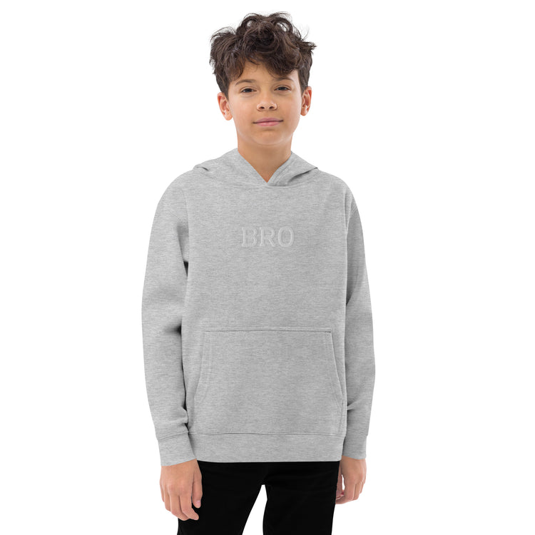 BRO Nickname Kids fleece hoodie