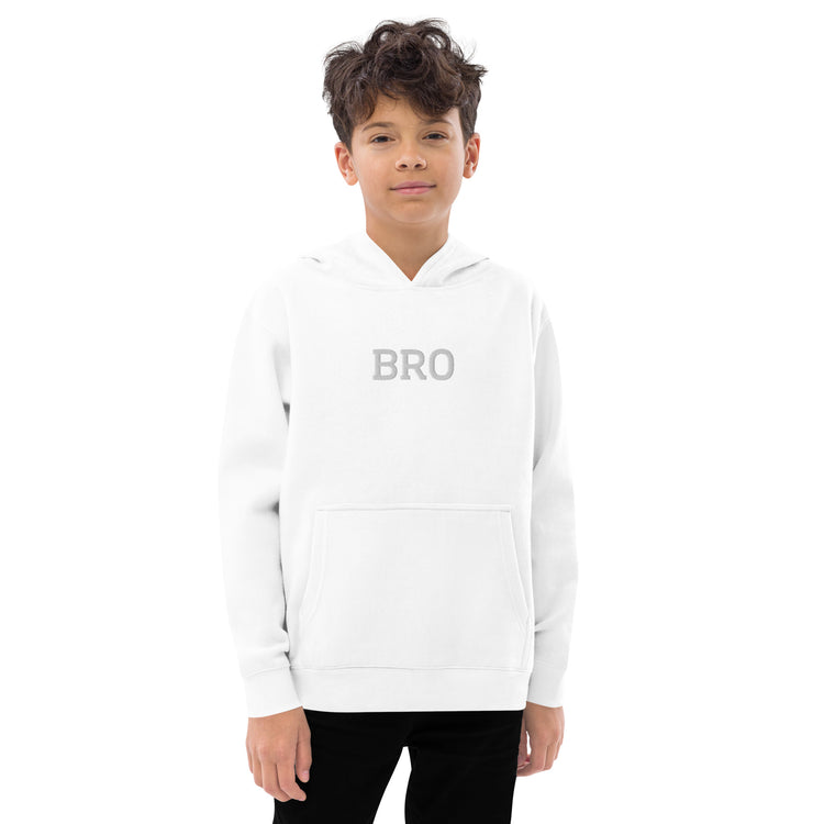 BRO Nickname Kids fleece hoodie
