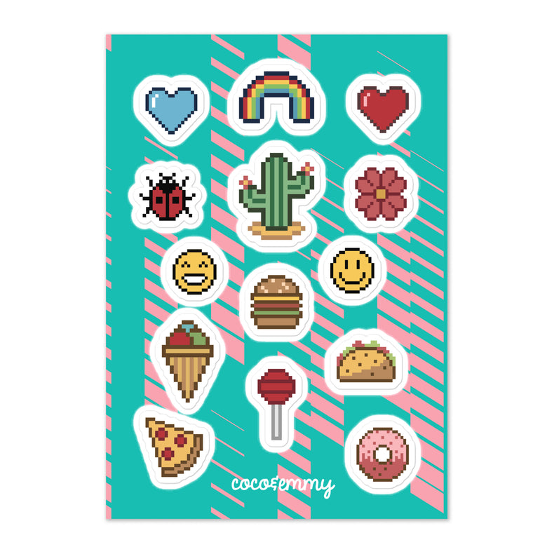 PIXEL Sticker sheet