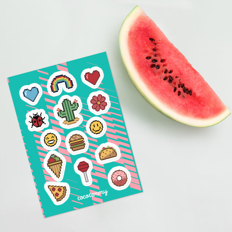 PIXEL Sticker sheet