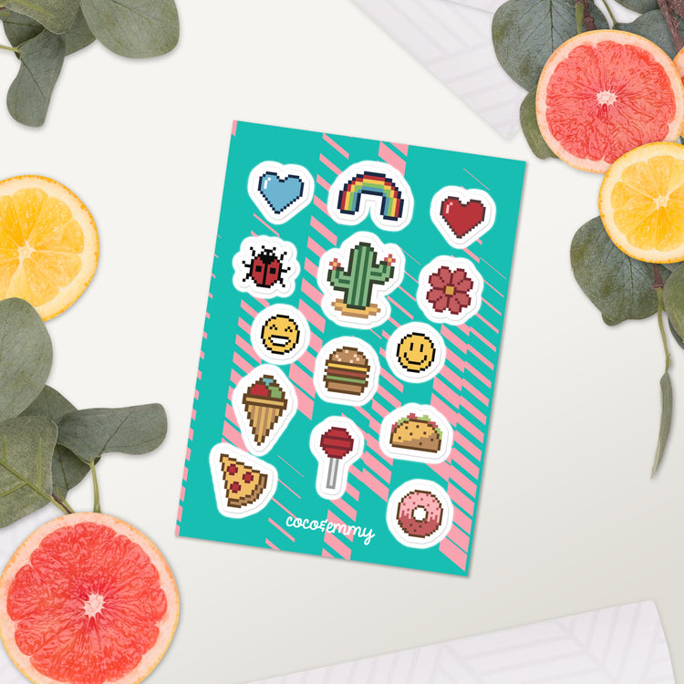 PIXEL Sticker sheet