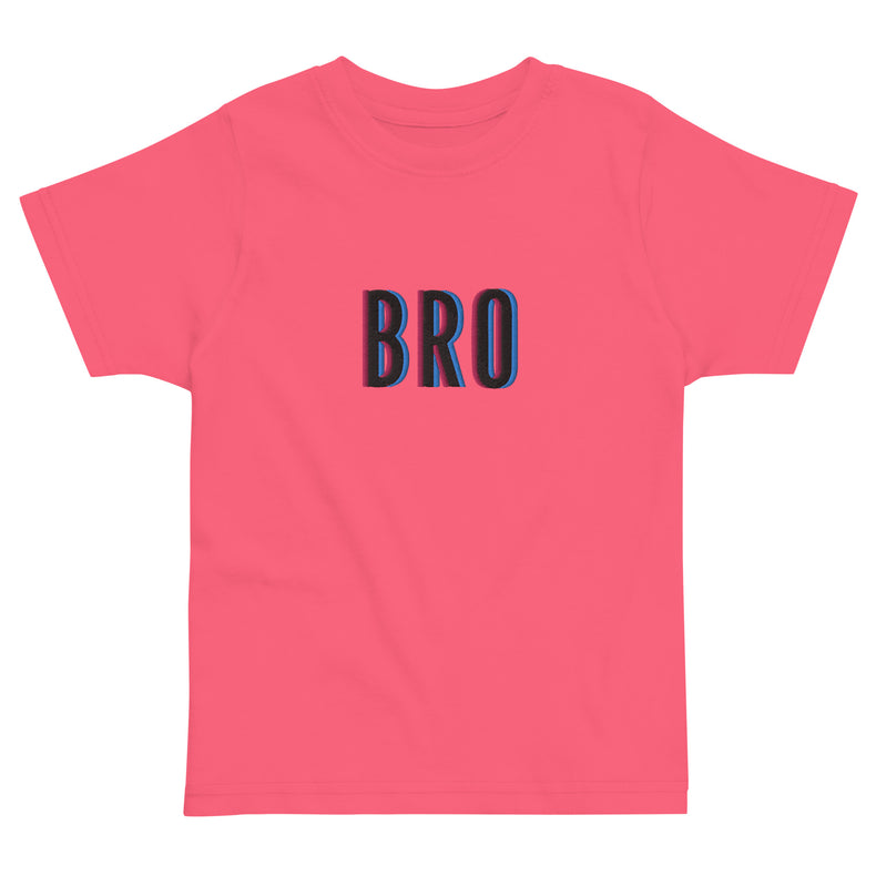 BRO 3D  Embroidered Toddler jersey t-shirt
