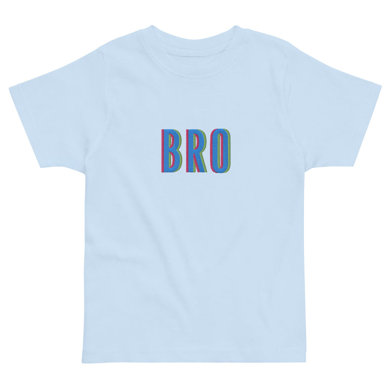 BRO 3D Embroidered Toddler jersey t-shirt